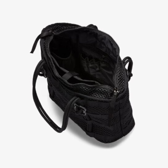 NWT NIKE AF1 Air Tote Bag Black Black Large Spacious Purse - Picture 2 of 3